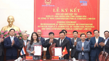 Tập đoàn WHA ký cam kết nghiên cứu đầu tư các khu công nghiệp, logistics tại Thanh Hóa