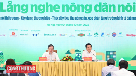 Bộ trưởng Bộ Công Thương Nguyễn Hồng Diên đồng chủ trì Diễn đàn Nông dân Quốc gia lần thứ X năm 2025