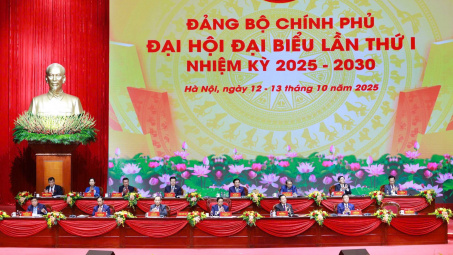 Đại hội Đảng bộ Chính phủ lần thứ I tiến hành phiên trù bị