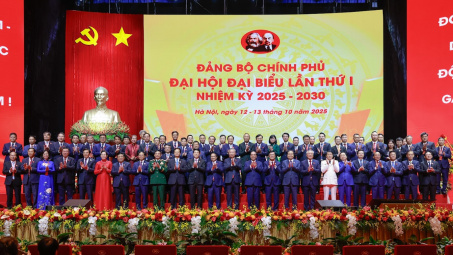 Đại hội đại biểu Đảng bộ Chính phủ nhiệm kỳ 2025 - 2030 thành công tốt đẹp