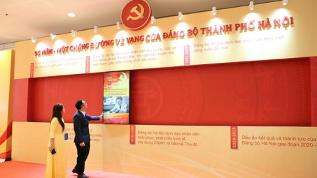 Trải nghiệm công nghệ số tại Đại hội XVIII Đảng bộ TP Hà Nội