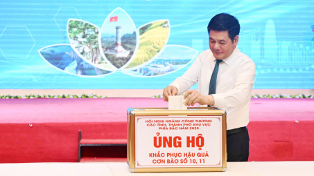 Ngành Công Thương phía Bắc đồng lòng ủng hộ đồng bào khắc phục hậu quả bão lũ