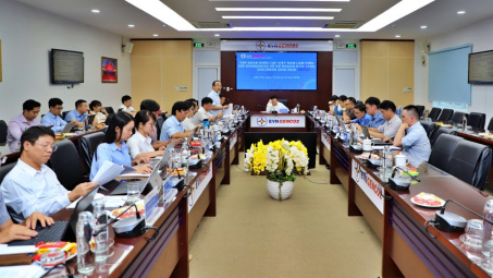 EVN làm việc với Tổng Công ty Phát điện 2 về hoạt động sản xuất kinh doanh