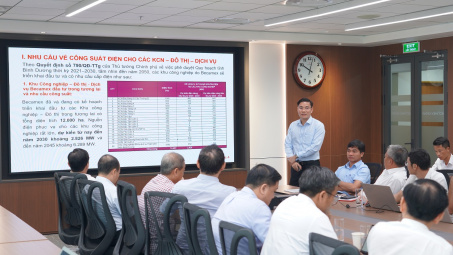 Đảm bảo cung cấp điện cho các khu công nghiệp của Becamex là trách nhiệm của EVNHCMC vì sự phát triển chung của thành phố