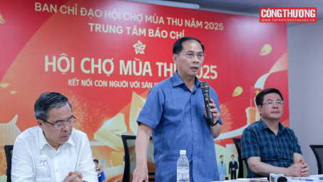 Phó Thủ tướng Bùi Thanh Sơn đánh giá cao nỗ lực của các đơn vị trong triển khai đúng tiến độ tổ chức Hội chợ Mùa Thu 2025