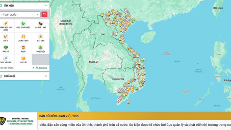 Bản đồ nông sản Việt: Kho dữ liệu về nông sản Việt trên nền tảng số