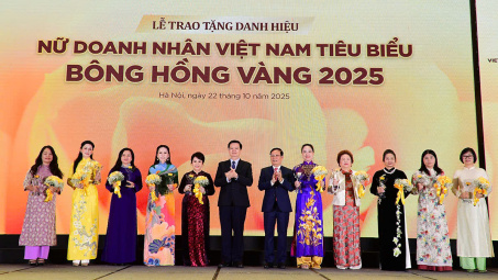 Vinh danh 98 nữ doanh nhân Việt Nam tiêu biểu - Bông Hồng Vàng năm 2025