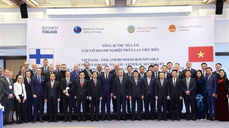 Các hoạt động của Bộ trưởng Nguyễn Hồng Diên trong khuôn khổ chuyến thăm chính thức của Tổng Bí thư Tô Lâm tới Phần Lan