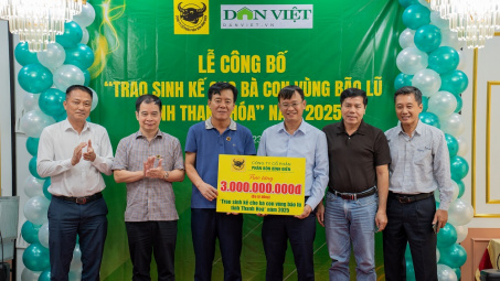 Công ty Phân bón Bình Điền: Phát động chương trình Trao sinh kế cho bà con vùng bão lũ ở Thanh Hóa