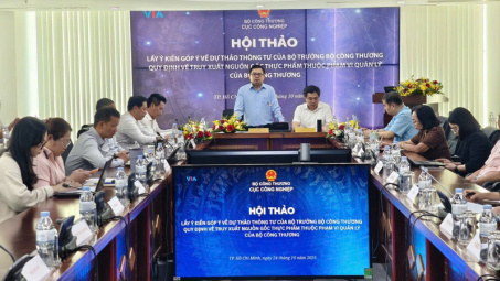 Bộ Công Thương đề xuất quy định mới về truy xuất nguồn gốc thực phẩm