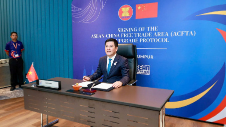Ký Nghị định thư nâng cấp Hiệp định thương mại tự do ASEAN - Trung Quốc (ACFTA 3.0)