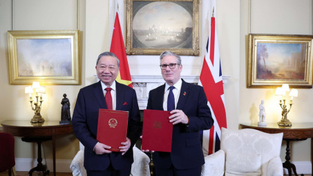 Tuyên bố chung về việc nâng cấp quan hệ Việt Nam - Anh lên Đối tác Chiến lược toàn diện