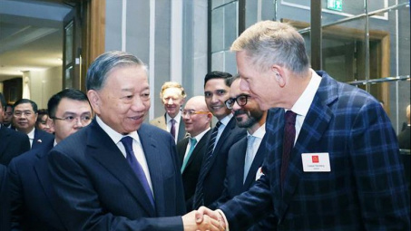 Tổng Bí thư Tô Lâm dự Tọa đàm Doanh nghiệp Việt Nam - Anh