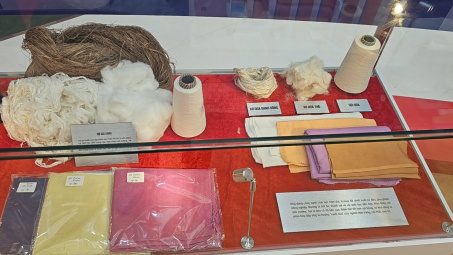 Sợi thiên nhiên - Dấu ấn công nghệ xanh tại Triển lãm thành tựu ngành Công Thương