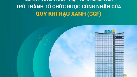 Ngân hàng BIDV chính thức trở thành Tổ chức được công nhận của Quỹ Khí hậu Xanh