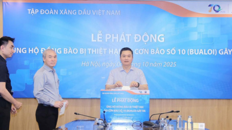 Petrolimex phát động ủng hộ nhân dân các địa phương bị bão số 10 - Bualoi tàn phá