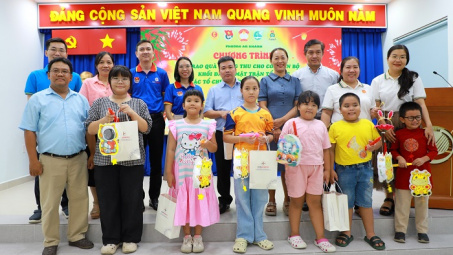 EVNGENCO3 mang Tết Trung thu ấm áp đến với thiếu nhi và trẻ em khó khăn