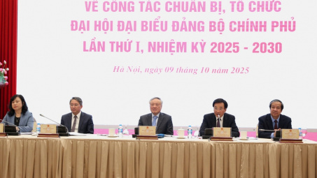 Họp báo về công tác chuẩn bị, tổ chức Đại hội đại biểu Đảng bộ Chính phủ lần thứ I, nhiệm kỳ 2025 - 2030