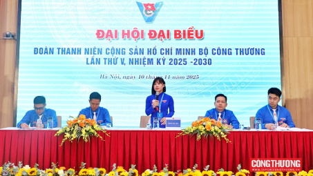 Đại hội Đoàn Thanh niên Bộ Công Thương lần thứ V: Khẳng định dấu ấn xung kích