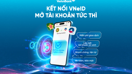 Mở tài khoản VietinBank dễ dàng trên ứng dụng VNeID