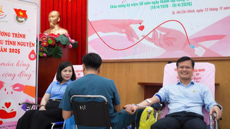 Tuổi trẻ Phân bón Miền Nam với “Giọt máu hồng - Vì cộng đồng”