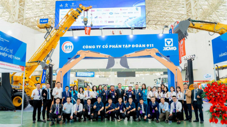 911 Group tham gia Triển lãm quốc tế về công nghệ Đường sắt và Máy công trình