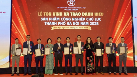 Hà Nội tôn vinh 35 sản phẩm công nghiệp chủ lực năm 2025