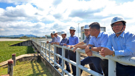 Đoàn công tác EVNGENCO2 kiểm tra và làm việc tại Công ty Thủy điện An Khê – Ka Nak