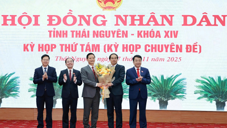 Ông Vương Quốc Tuấn làm Chủ tịch UBND tỉnh Thái Nguyên