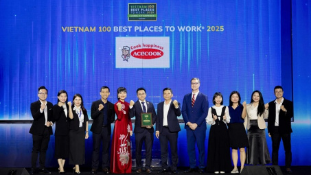 Acecook Việt Nam 10 năm liên tiếp vào Top 100 nơi làm việc tốt nhất
