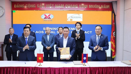 TKV ký kết các hợp đồng mua bán than với Lào