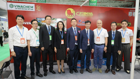 Vinachem và Casumina đón Đoàn xúc tiến thương mại Trung Quốc tại Rubber Tech 2025