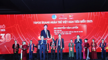 Tổng Giám đốc UDIC được vinh danh “Giải thưởng Sao đỏ - Doanh nhân trẻ tiêu biểu 2025"