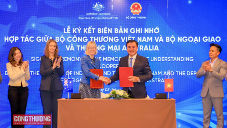 Bộ Công Thương và Bộ Ngoại giao và Thương mại Australia ký kết biên bản ghi nhớ hợp tác