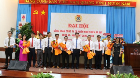 Đại hội Công đoàn Công ty CP Nhiệt điện Bà Rịa khóa XI, nhiệm kỳ 2025 - 2030
