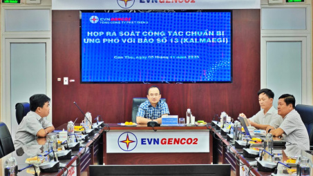 EVNGENCO2 chủ động triển khai các kịch bản ứng phó với bão số 13