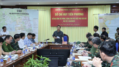 Sẵn sàng mọi phương án để ứng phó với bão số 13