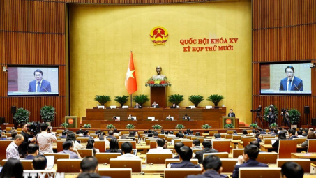 Ngày 10/12, Quốc hội biểu quyết thông qua 20 dự thảo luật và 5 nghị quyết