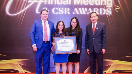 Herbalife Việt Nam được trao giải thưởng Trách nhiệm xã hội doanh nghiệp của AmCham lần thứ tám liên tiếp