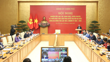 Quán triệt, triển khai thực hiện Nghị quyết Đại hội đại biểu Đảng bộ Chính phủ lần thứ I