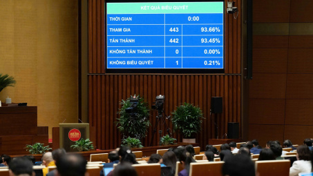 Quốc hội thông qua Nghị quyết về cơ chế, chính sách đặc thù phát triển Đà Nẵng