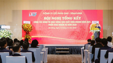 DAP-Vinachem lập kỷ lục tăng trưởng, dẫn đầu Vinachem năm 2025