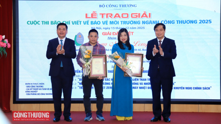 Trao giải Cuộc thi Báo chí viết về Bảo vệ môi trường ngành Công Thương năm 2025