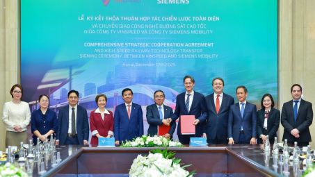 Vinspeed Hợp tác Chiến lược toàn diện với Siemens Mobility   về Đường sắt tốc độ cao
