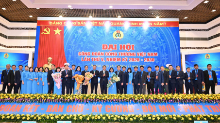 [CHÙM ẢNH] Đại hội Công đoàn Công Thương Việt Nam lần thứ V, nhiệm kỳ 2025 - 2030