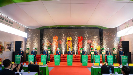 DAP-Vinachem khởi công dự án MAP công nghệ cao công suất 60.000 tấn/năm