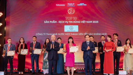 Yến Sào đảo thiên nhiên Khánh Hòa: Đạt Top 10 Thương hiệu sản phẩm - Dịch vụ tin dùng Việt Nam