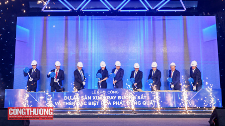 Hòa Phát (HPG) khởi công Nhà máy sản xuất ray và thép đặc biệt, sẵn sàng cung cấp vào dự án đường sắt trọng điểm