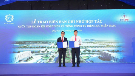 EVNSPC ký kết biên bản ghi nhớ hợp tác với Tập đoàn KN Holdings