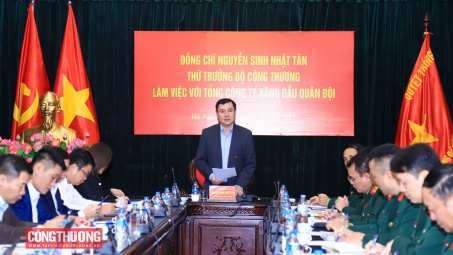 Thứ trưởng Bộ Công Thương Nguyễn Sinh Nhật Tân: Đảm bảo nguồn cung xăng dầu là đảm bảo an ninh năng lượng quốc gia